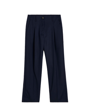 Aiayu Toto Pant Fine Wool - Black Navy