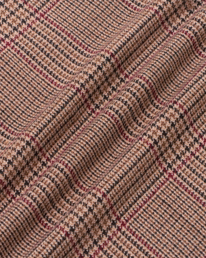 Drole Prince of Wales Golfer Pants - Brown