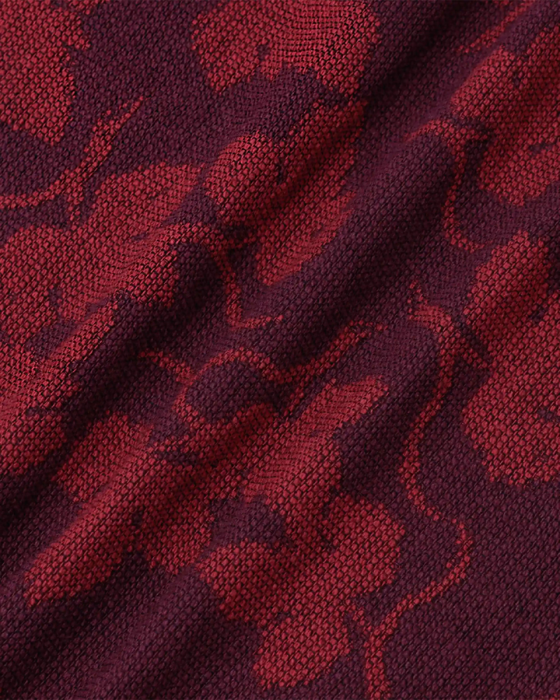 DRÔLE DE MONSIEUR Vine Leaf Track Jacket - Wine