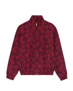 DRÔLE DE MONSIEUR Vine Leaf Track Jacket - Wine