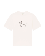 DRÔLE DE MONSIEUR Wine Bath T-shirt - Off White
