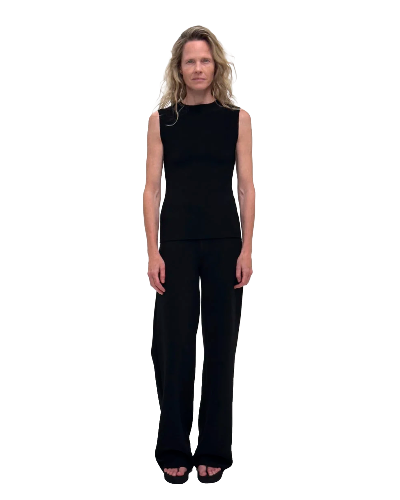 Birrot Lay2 Drape Top - Anthracite