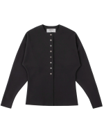 Birrot Lay2 Roundneck Cardigan - Anthracite