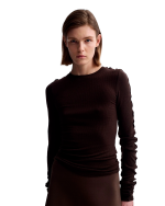 Birrot Line Top - Dark Brown