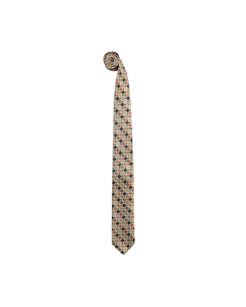 SUNFLOWER Silk Tie - Beige