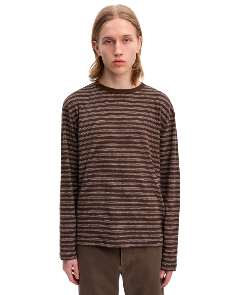 Another T-shirt 3.0 JPN - Brown/ Ecru Stripe