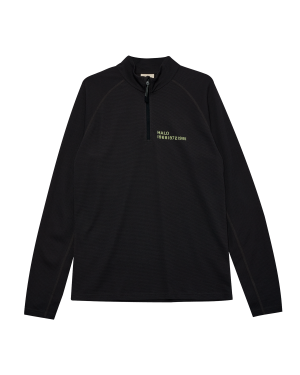 HALO Sorona Half Zip - Raven/ Shadow Lime