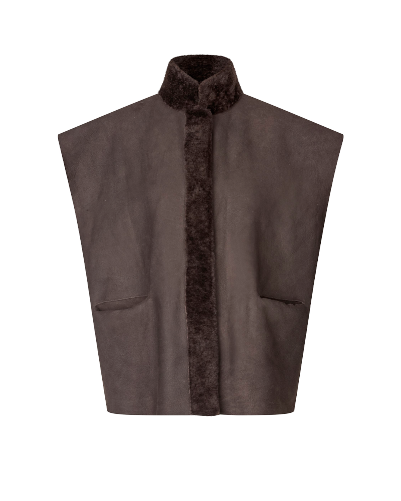 BENEDIKTE UTZON Kate Vest – Dark Brown