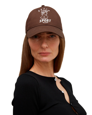 OPÉRASPORT Cecilia Nico Unisex Cap - Brown
