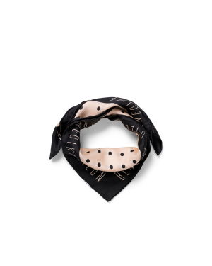 BENEDIKTE UTZON Silk Scarf 50x50 - Dots