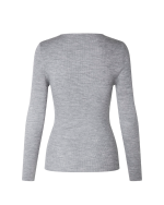 BENEDIKTE UTZON Line Top - Grey Melange