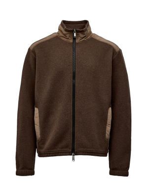 Cesar Cesano Boiled Wool Jacket - Brown