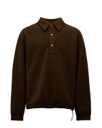 CESAR Oakdale Boiled Wool Shirt - Brown