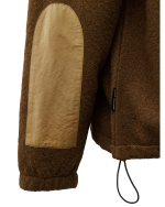 CESAR Oakdale Boiled Wool Shirt - Brown
