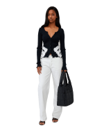 OperaSport Lana Seamless Cardigan - Black