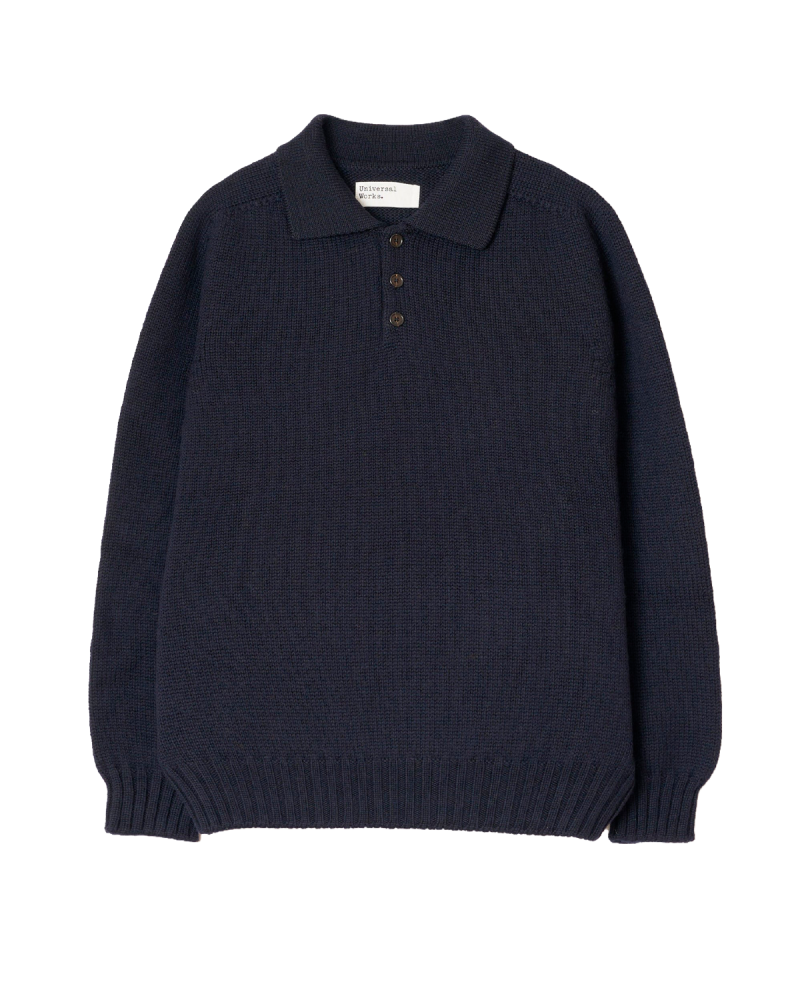 Tegnebræt 1 Universal Works Curtis Sweater – Navy
