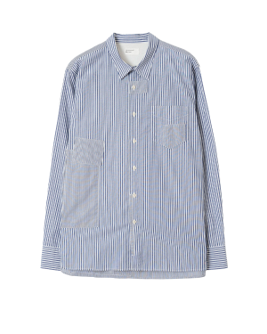 UNIVERSAL WORKS Patched Shirt - Navy