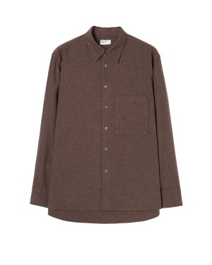 UNIVERSAL WORKS Square Pocket Shirt - Brown