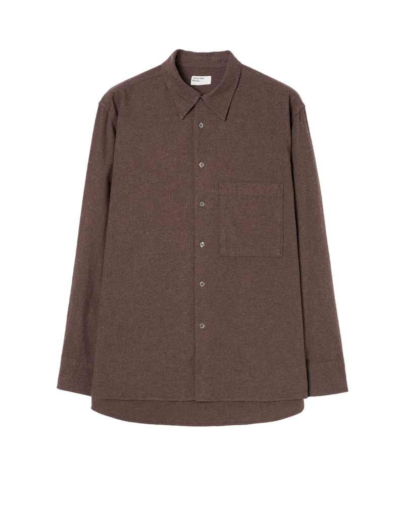 UNIVERSAL WORKS Square Pocket Shirt - Brown