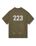 HALO Graphic Boxy T-shirt - Capers/Marshmallow