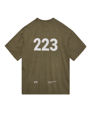 HALO Graphic Boxy T-shirt - Capers/Marshmallow
