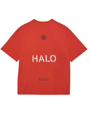 HALO SFL Boxy T-Shirt - Flame Scarlet