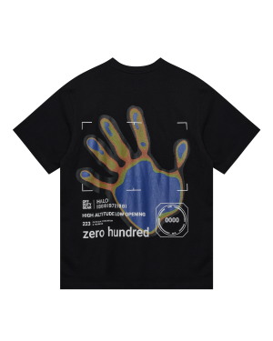HALO Graphic T-shirt - Black/Surf the web