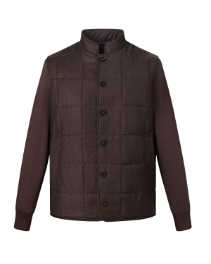 Cavaliere Rio Knitted Waistcoat - Dark Brown